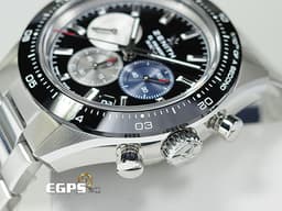 ZENITH 真力時 El Primero 高振頻 Chronomaster Sport <font color="#4167b4">經典</font><font color="#747272">三色</font><font color="#d9d8d8">計時</font>盤 03.3100.3600/21.M3100 不鏽鋼 陶瓷錶圈 1/10秒 計時碼表 <font color="#FF0000">2023年台灣公司貨 另附原廠皮帶組 </font>自動上鍊 41mm