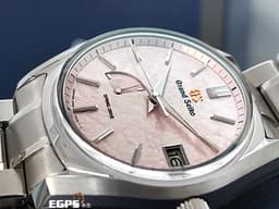 GRAND SEIKO 特級精工 GS 精工 Heritage系列 SBGA413G 春分 Spring Drive 44GS 三日鍊 <font color="#FFB7DD">錶盤設計源自 二十四節氣「春分」,櫻花隨風飄落墜至河中,在水面上漂流形成「花筏」景象</font> 鈦金屬 <font color="#FF0000">2026年保單</font> 自動上鍊 40mm