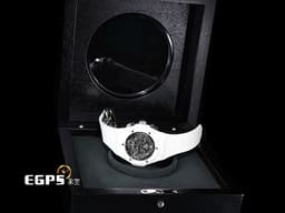 HUBLOT 宇舶 Classic Fusion Aerofusion Chronograph Orlinski 經典融合 525.HI.0170.RW.ORL21 <font color="#05f0f0">白陶瓷 鏤空面盤</font> 計時碼錶 <font color="#FF0000">2022年保單 全球限量200只</font> 自動上鍊 45mm