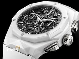 HUBLOT 宇舶 Classic Fusion Aerofusion Chronograph Orlinski 經典融合 525.HI.0170.RW.ORL21 <font color="#05f0f0">白陶瓷 鏤空面盤</font> 計時碼錶 <font color="#FF0000">2022年保單 全球限量200只</font> 自動上鍊 45mm