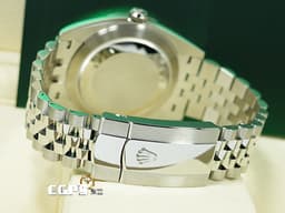 ROLEX 勞力士 DATEJUST 126334 蠔式日誌型 18K白金框 <font color="#05f0f0">溫布頓</font> <font color="#00FF00">綠羅馬時標灰色面盤</font> <font color="#FF0000">2024年新式保卡</font> <font color="#10f455">綠羅馬面</font> 自動腕錶 41mm