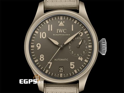 IWC 萬國 Big Pilot 大飛行員系列 IW506003 特別版 陶瓷錶 鈦合金錶扣 TOP GUN海軍空戰部隊腕錶「莫哈韋沙漠」限量250隻 2024年保單 蒐藏未使用品 自動上鍊 46mm