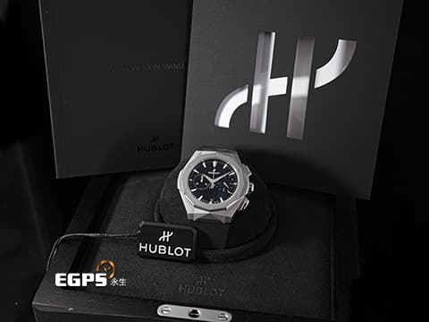 HUBLOT 宇舶 Classic Fusion Chronograph 經典融合 ORLINSKI 聯名款 549.NI.1270.RX.ORL23 計時碼表 3D立體切面鈦金屬錶殼 限量500只 2025年保單 自動上鍊 41mm