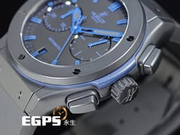 HUBLOT 宇舶 Classic Fusion Chronongraph 經典融合 計時碼錶 521.CI.1190.GR.ABB12 <font color="#0582f5">黑陶瓷材質 深藍色指針、時標</font> <font color="#ff0000">台灣公司貨</font> 自動上鍊 45mm