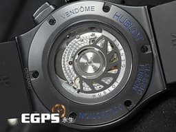 HUBLOT 宇舶 Classic Fusion Chronongraph 經典融合 計時碼錶 521.CI.1190.GR.ABB12 <font color="#0582f5">黑陶瓷材質 深藍色指針、時標</font> <font color="#ff0000">台灣公司貨</font> 自動上鍊 45mm