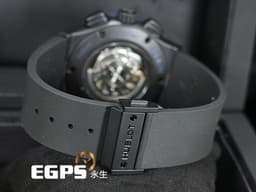 HUBLOT 宇舶 Classic Fusion Chronongraph 經典融合 計時碼錶 521.CI.1190.GR.ABB12 <font color="#0582f5">黑陶瓷材質 深藍色指針、時標</font> <font color="#ff0000">台灣公司貨</font> 自動上鍊 45mm