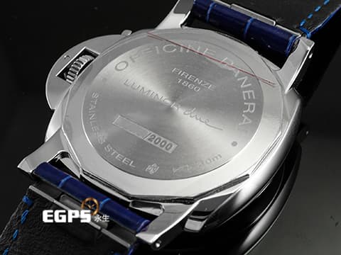 PANERAI 沛納海 Luminor Due系列 PAM1273 PAM01273 三日鍊 小秒針  2025年保卡 經典三明治藍色面盤 自動上鍊 38mm
