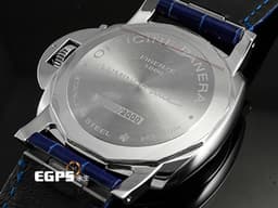 PANERAI 沛納海 Luminor Due系列 PAM1273 PAM01273 三日鍊 小秒針 <font color="#FF0000"> 2025年保卡 <font color="#2828FF">經典三明治藍色面盤 </font></font>自動上鍊 38mm