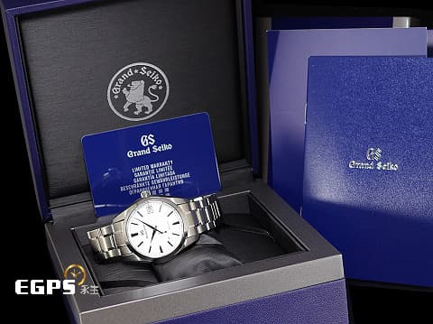GRAND SEIKO 特級精工 GS 精工 Heritage Collection系列 Spring Drive SBGA211 大三針 動能顯示 白鈦材質 雪姬Snowflake 2022年保卡 自動上鍊 41mm
