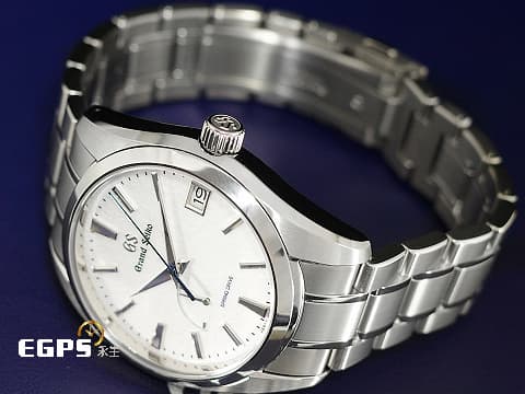 GRAND SEIKO 特級精工 GS 精工 Heritage Collection系列 Spring Drive SBGA211 大三針 動能顯示 白鈦材質 雪姬Snowflake 2022年保卡 自動上鍊 41mm