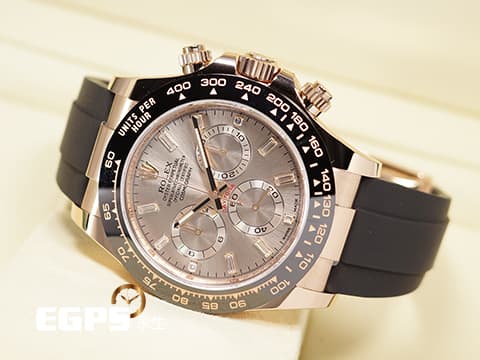 ROLEX 勞力士 Cosmograph Daytona 宇宙計時型 迪通拿 116515LN 日亮金面盤 Sundust 梯鑽時標 冰糖面 116515 LN 永恆玫瑰金 計時碼表 陶瓷錶圈 2019年 賽車錶 自動上鍊 40mm