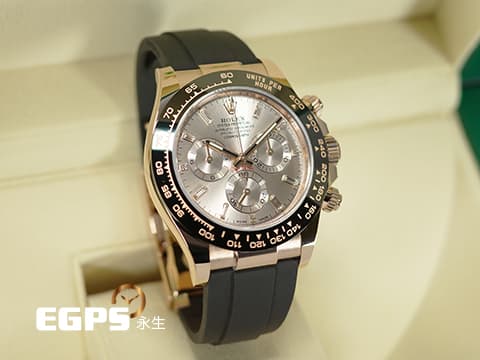 ROLEX 勞力士 Cosmograph Daytona 宇宙計時型 迪通拿 116515LN 日亮金面盤 Sundust 梯鑽時標 冰糖面 116515 LN 永恆玫瑰金 計時碼表 陶瓷錶圈 2019年 賽車錶 自動上鍊 40mm