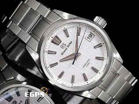 GRAND SEIKO 特級精工 精工 Evolution 9系列 SLGA009 Spring Drive 五日鍊 以岩手縣精工高級時計工坊的白樺樹森林的木皮為靈感,展現與自然天地共生的永恆,展現GS一貫的日式美學 不鏽鋼材質 2025年保單 自動上鍊 40mm