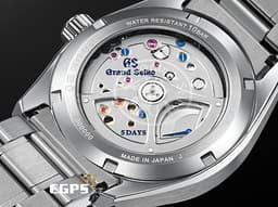 GRAND SEIKO 特級精工 精工 Evolution 9系列 SLGA009 Spring Drive 五日鍊 <font color="#fafad2">以岩手縣精工高級時計工坊的白樺樹森林的木皮為靈感,展現與自然天地共生的永恆,展現GS一貫的日式美學</font> 不鏽鋼材質 <font color="#FF0000">2025年保單</font> 自動上鍊 40mm