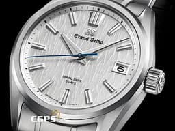 GRAND SEIKO 特級精工 精工 Evolution 9系列 SLGA009 Spring Drive 五日鍊 <font color="#fafad2">以岩手縣精工高級時計工坊的白樺樹森林的木皮為靈感,展現與自然天地共生的永恆,展現GS一貫的日式美學</font> 不鏽鋼材質 <font color="#FF0000">2025年保單</font> 自動上鍊 40mm