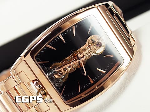 CORUM 崑崙 Golden Bridge 金橋 113.150.55/V100 FN02 中型 18K玫瑰金材質 錶壇傳奇長方直線形金橋雕花機芯 限量600只 整支重約4.8兩 新錶參考訂價:2,270,000元 手動上鏈 31x51mm