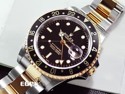Rolex 勞力士 GMT-Master II 蠔式 格林威治型 16713 經典 兩地時間 不鏽鋼 <font color="#f5dea8">18K黃金 半金款</font> 自動上鍊 40mm