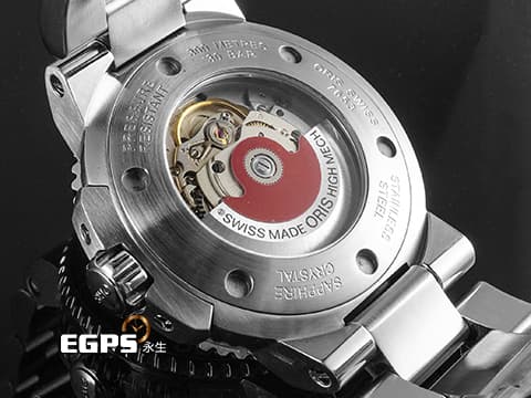 ORIS 豪利時 Aquis Date Calibre 400 時間之海 01 733 7653 4135-07 8 26 01PEB 不鏽鋼材質 藍色太陽紋放射面盤 單向陶瓷錶圈 台灣公司貨 潛水錶 自動上鍊 43mm