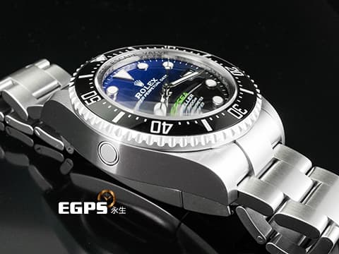 ROLEX 勞力士 Deepsea 海使者 D-Blue 136660 DB 漸層藍面盤 深海 水鬼王 136660DB 陶瓷錶圈 2024年新式保卡 排氦氣閥 潛水錶 自動上鍊 44mm