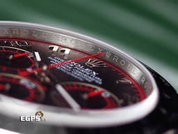 ROLEX 勞力士 Daytona 迪通拿 116509 18K白金材質 鍊帶款<font color="#FFFF33"> </font><font color="#FF0000">經典黑色賽車面盤 視距儀刻度錶圈 </font>自動上鍊 40mm