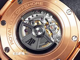 Audemars Piguet 愛彼 AP錶 Royal Oak Offshore 皇家橡樹 離岸型 <font color="#eeae72">經典 玫瑰金 大金貓</font> 26400RO.OO.A002CA.01 計時碼表 陶瓷外框 <font color="#ff0000">26400 RO 數量稀少重金版 整只重6.47兩</font> 自動上鏈 44mm