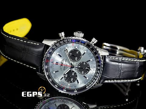 BREITLING 百年靈 Navitimer B01 Chronograph 43 航空計時 AB0138 冰藍色面盤 計時碼表 不鏽鋼 自製機芯 2026年 飛行錶 自動上鍊 43mm