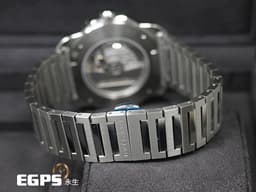 BVLGARI 寶格麗 Bulgari Octo Roma系列 103739 <font color="#4169e1">八角形多稜角設計錶圈 藍色巴黎釘紋面盤 </font> 大三針 不鏽鋼 <font color="#FF0000">2025年保單 快拆錶帶系統 附原廠橡膠錶帶</font> 自動上鍊 41mm