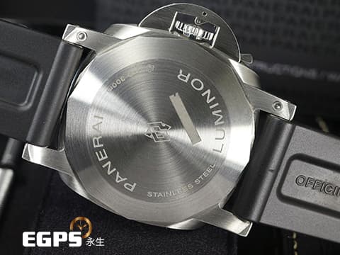 PANERAI 沛納海 Luminor Marina PAM01312 三日鍊 藍色小秒針 PAM1312 經典夜光三明治面盤 不鏽鋼  2023年保單 自動上鍊 44mm