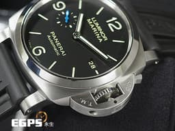 PANERAI 沛納海 Luminor Marina PAM01312 三日鍊 <font color="#4169e1">藍色小秒針</font> PAM1312 <font color="#90ee90">經典夜光三明治面盤</font> 不鏽鋼 <font color="#FF0000"> 2023年保單</font> 自動上鍊 44mm