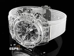 Hublot 宇舶 BIG BANG Unico 大爆炸 三日鍊 飛返計時碼錶 441.JX.4802.RT <font color="#05f0f0">拋光藍寶石水晶材質錶殼 原廠特殊水晶材質錶盒</font> 鏤空面盤 <font color="#ff0000">2025年保單 限量500支</font> 自動上鍊 42mm
