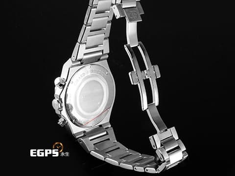 Girard Perregaux 芝柏 GP錶 Laureato系列 81020-11-131-11A 不鏽鋼材質 計時腕錶 白色菱格紋面盤 八角形拋光錶圈 白熊貓 2023年保卡 台灣公司貨 自動上鍊 42mm