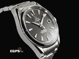 OMEGA 歐米茄 Seamaster 海馬 Aqua Terra 150 系列 23110392106001 <font color="#d8eaee">深灰色甲板紋面盤</font> 大三針 不鏽鋼材質 同軸擒縱 自動上鍊 38.5mm