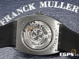 Franck Muller 法蘭穆勒 FM錶 Vanguard系列 Slim Vintage V41 <font color="#009100">綠色面盤</font> V41SS6AT 酒桶型 小秒針 不鏽鋼 <font color="#ff0000">2025年保單</font> 自動上鍊 41mm