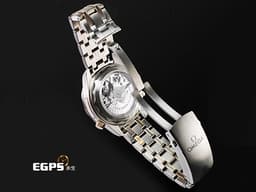 OMEGA 歐米茄 Seamaster Diver 300 海馬 21060445103001 鉭金屬+鈦金屬+<font color="#f3baa1">Sedna金</font>材質 計時碼表 <font color="#4169e1">藍色波浪紋陶瓷面盤</font> 同軸擒縱 排氦氣閥 潛水錶 <font color="#FF0000">2023年保單 每只錶擁有獨立編號 特殊錶盒 值得收藏</font> 自動上鍊 44mm