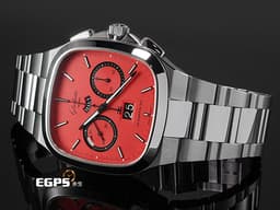 GLASHUTTE ORIGINAL 格拉蘇蒂 復古系列 13702170270 70年代 Seventies Chronograph 1-37-02-17-02-70 <font color="#ff7654">限量款「西瓜紅」面盤 迎接夏日的奔放色彩</font> <font color="#FF0000">2024年保單 全球限量100支</font> 自動上鍊 40mm