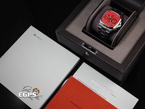 GLASHUTTE ORIGINAL 格拉蘇蒂 復古系列 13702170270 70年代 Seventies Chronograph 1-37-02-17-02-70 限量款「西瓜紅」面盤 迎接夏日的奔放色彩 2024年保單 全球限量100支 自動上鍊 40mm