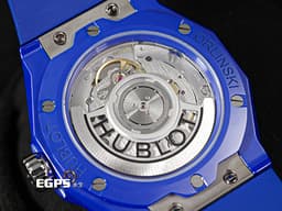 HUBLOT 宇舶 Classic Fusion 經典融合 ORLINSKI 聯名款 550.ES.5100.RX.ORL21 <font color="#3b74e8">立體切面藍陶瓷錶殼、藍色面盤</font> 大三針 <font color="#ff0000">2025年保單</font> 自動上鍊 40mm