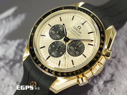 OMEGA 歐米茄 Speedmaster Moonwatch Professional 超霸 速霸 <font color="#edbb91">Moonshine金 熊貓面盤 </font>31062425099001 專業 登月 計時碼錶 <font color="#FF0000">3861機芯 </font><font color="#FF0000">2022年保台灣公司貨</font> 同軸擒縱 手上鏈 42 mm