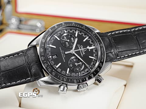 OMEGA 歐米茄 Speedmaster 超霸 速霸 RACING 系列 賽車風格面盤 32933445101001 計時碼錶 不鏽鋼 同軸擒縱 2021年台灣公司貨 賽車錶 自動上鏈 44.25mm