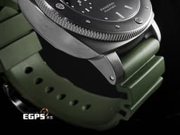 PANERAI 沛納海 Luminor Submersible 1950 PAM389 三日鍊 陶瓷錶圈 鈦金屬材質 PAM00389 <font color="#ff0000">O</font><font color="#FF0000">字頭 </font> 潛水錶 自動上鏈 47mm