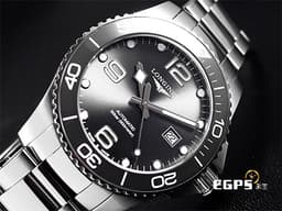 LONGINES 浪琴 Hydro Conquest 康卡斯 深海征服者 浪鬼 L37814766 <font color="#ADADAD">灰色陶瓷錶圈 灰色面盤 灰水鬼</font> 潛水錶 <font color="#FF0000">2026年保卡</font> 自動上鍊 41mm