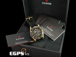 TUDOR 帝舵 Black Bay Bronze 碧灣 79250BA 青銅材質 <font color="#778899">石板灰色面盤 </font> 復古 雪花針 <font color="#FF0000">2025年保單</font> 自動上鍊 43mm