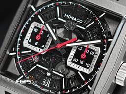 Tag Heuer 泰格 豪雅 Monaco Chronograph 摩納哥 CBL2183 計時碼錶 鈦金屬 鏤空錶盤<font color="#40e0d0"> </font><font color="#ff0000">2025年保單</font> 賽車錶 自動上鍊 39mm