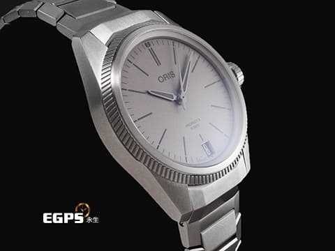 ORIS 豪利時 ProPilot X Calibre 400 系列 0140077787153 灰色面盤 鈦金屬 五日鍊 大三針 2026年保卡 飛行錶 自動腕錶 39mm