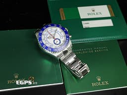 ROLEX 勞力士 Yacht-Master II 蠔式 遊艇名仕型 116680 <font color="#216de8">賓士指針面盤 藍色陶瓷外圈</font> 帆船 倒數計時碼表 不鏽鋼 <font color="#ff0000">絕版 大遊艇 2019年保卡</font> 自動上鍊 44mm