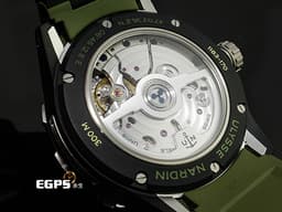 Ulysse Nardin 雅典 Diver NET 1183-170-8A 不鏽鋼材質 <font color="#7e9a74">碳纖維材質錶圈 </font><font color="#7e9c73">卡其色紋路面盤 淺水錶 動力儲存顯示</font><span style="font-size: 10pt;"> </span><font color="#FF0000" style="font-size: 10pt;">2025年保卡</font><span style="font-size: 10pt;"> 自動上鍊 44mm</span>