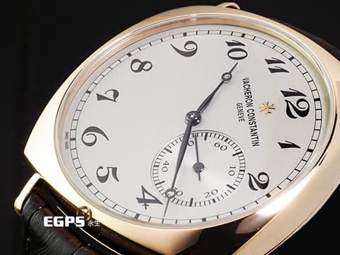 Vacheron Constantin 江詩丹頓 VC American 1921 82035/000R-9359 18K玫瑰金材質 細緻獨特的個性 傾斜時間顯示 2023年保卡 手動上鍊 40mm