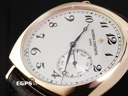 Vacheron Constantin 江詩丹頓 VC American 1921 82035/000R-9359 18K玫瑰金材質 <font color="#fbb85b">細緻獨特的個性 傾斜時間顯示</font> <font color="#ff0000">2023年保卡</font> 手動上鍊 40mm