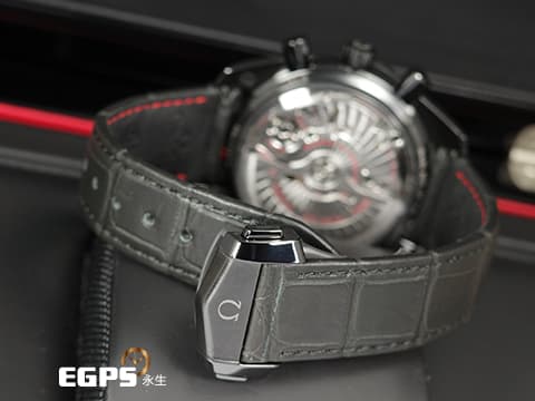 OMEGA 歐米茄 Speedmaster Chronograph 超霸 速霸 31198445151001「月之暗面」Dark Side Of The Moon 黑陶瓷錶殼 原廠鑲嵌 鑽石外圈、時標(124顆頂級天然美鑽 共重0.95克拉)計時碼表 同軸擒縱 2021年台灣公司貨 自動上鏈 44.25mm