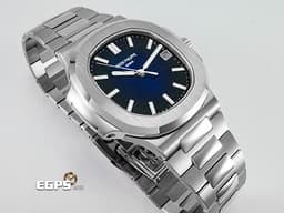 Patek Philippe 百達翡麗 PP錶 Nautilus <font color="#05f0f0">5811/1G-001</font> 金鷹 鸚鵡螺 18K白金材質 <font color="#ff0000"> Nautilus折疊式表扣 煥新演繹經典錶款 日輝紋藍色漸層錶盤 5711後繼款</font><font color="#0582f5"> </font><font color="#05f0f0">2026年保單</font> PP印記 自動上鍊 41mm